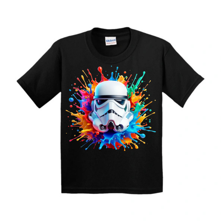 Stormtrooper Face colour T Shirt