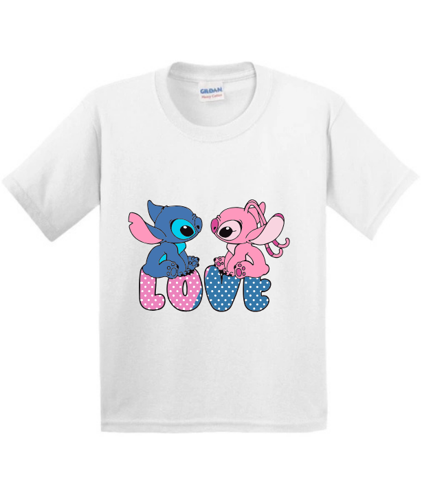 Stitch and Angel Love t-shirt