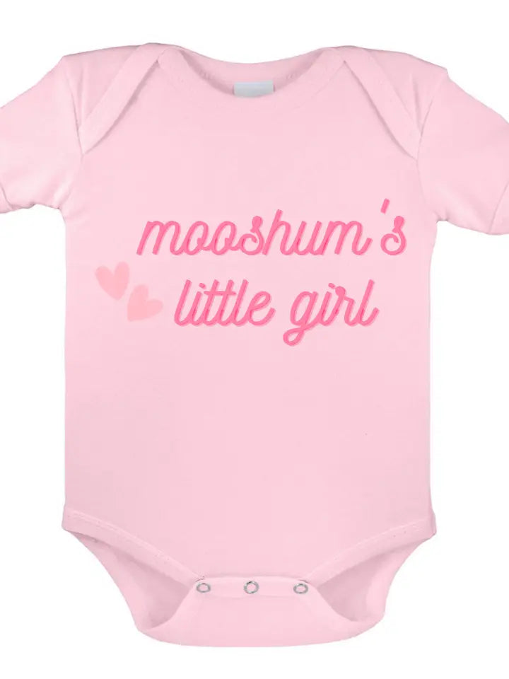 Mooshums Little Girl Onesie
