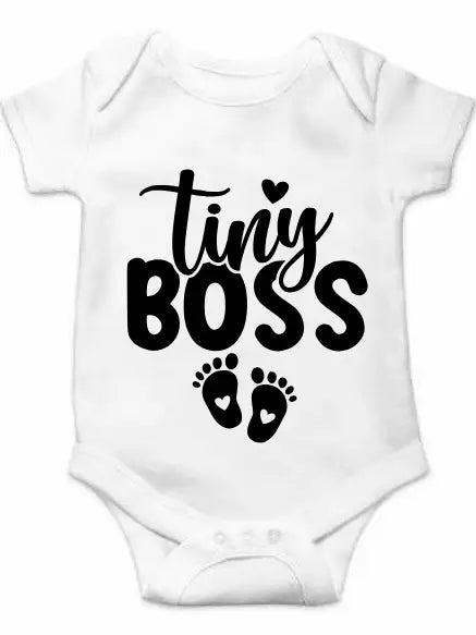 Tiny Boss onesie