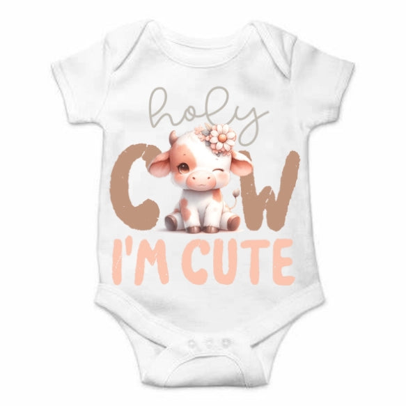 Holy cow im  cute cartoon onesie