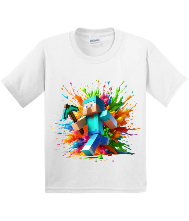 Mine Craft 2 Colour T Shirt