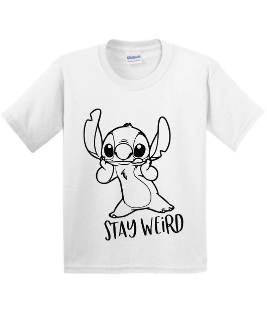 Stay Weird Stitch t-shirt