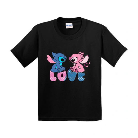 Stitch and Angel Love t-shirt