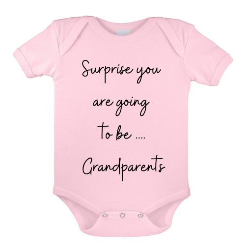 Grandparents Announcement Onsie