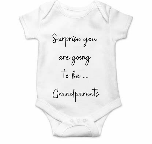 Grandparents Announcement Onsie
