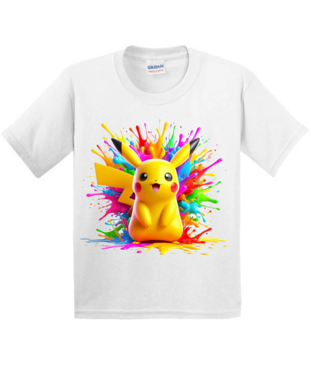 Pikachu colour T Shirt