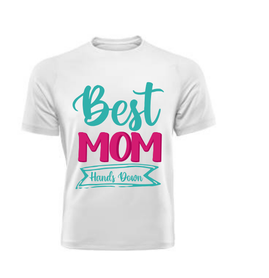 Best Mom Hands Down T Shirt