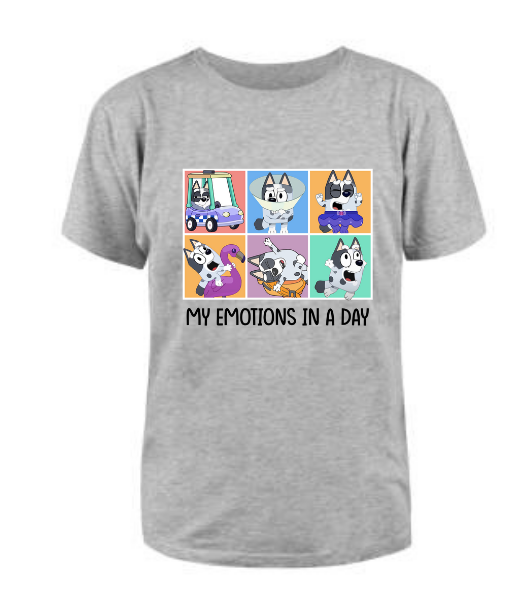 MY emotions in a day Muffin T Shirt