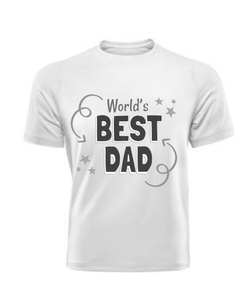 Worlds best dad T shirt