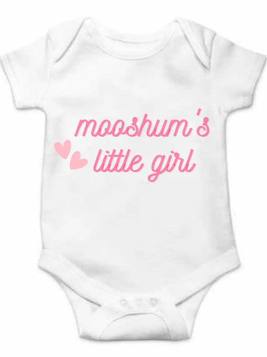 Mooshums Little Girl Onesie