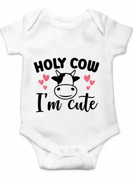 Holy cow im cute onesie